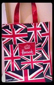 SOLD! Brand New Harrods Large Shopper Tote Bag